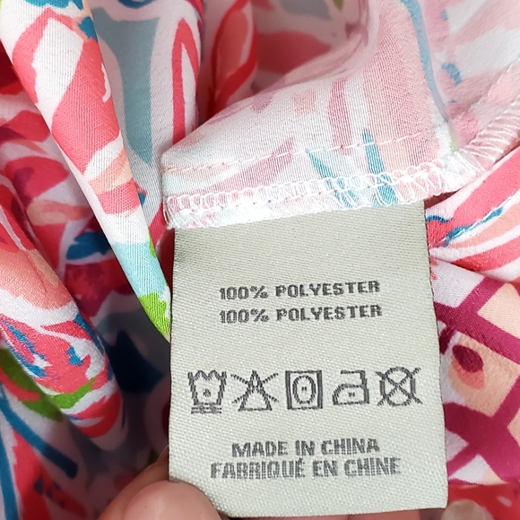 Charlie Paige Women's Off-Shoulder Pineapple Print Chiffon Style Vacation Dress - Picture 5 of 7